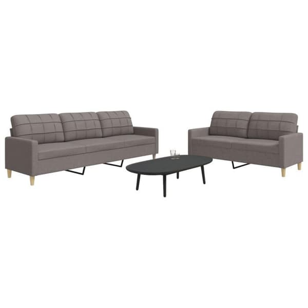 Maison Exclusive - 2 kpl taupe kangassohvasetti