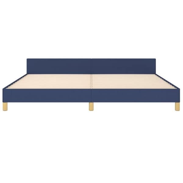 Maison Exclusive - Sengestel uden madras blå 200x200 cm stof