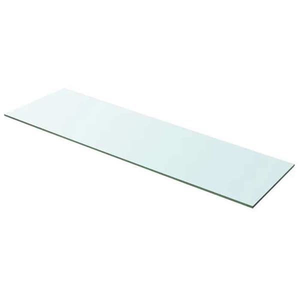 Maison Exclusive - Panel til hylde Glas gennemsigtig 100 x 30 cm Transparent