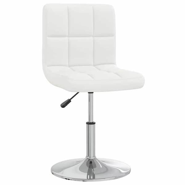 Maison Exclusive - Matstolar set om 2 vit konstläder