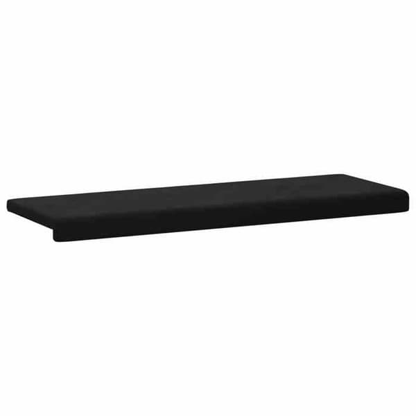 Maison Exclusive - Bänk Kudde Sammet Svart Djup 35 cm