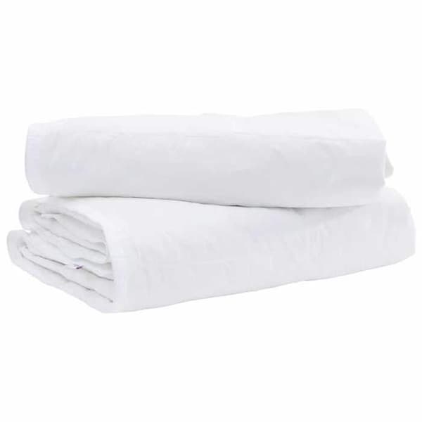 Maison Exclusive - Duvet 2-i-1 Vit 135 x 220 cm Bas Vit