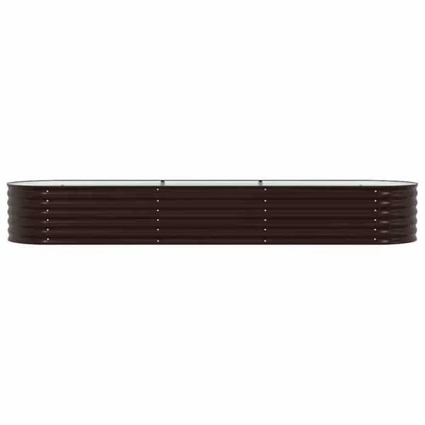 Maison Exclusive - Hævet seng Brun 320 x 80 x 44 cm Stål