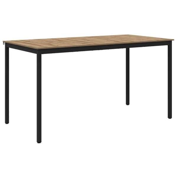 Maison Exclusive - Stående barbord i ingeniørtræ, rektangulær