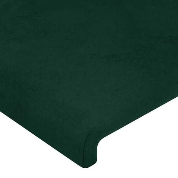 Maison Exclusive - LED-pääty, tummanvihreä 200x5x118/128 cm sametti mörkgrön