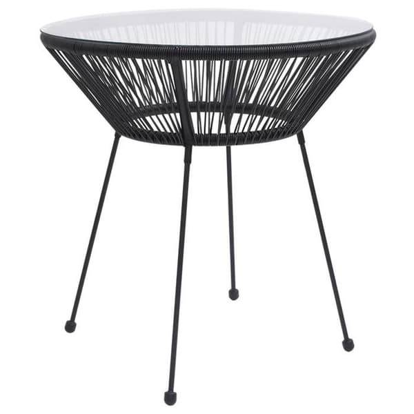 Maison Exclusive - Have spisebordssæt 5 stk Sort