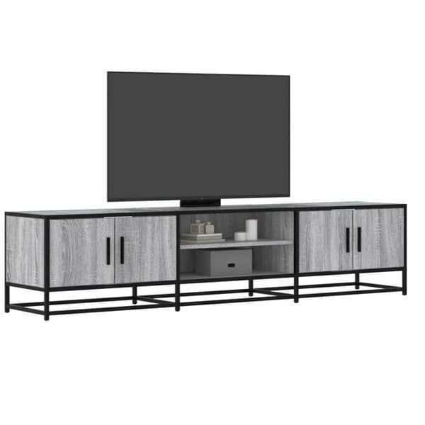 Maison Exclusive - TV-möbel sonoma grå 180x35x41 cm ingenjörsträ