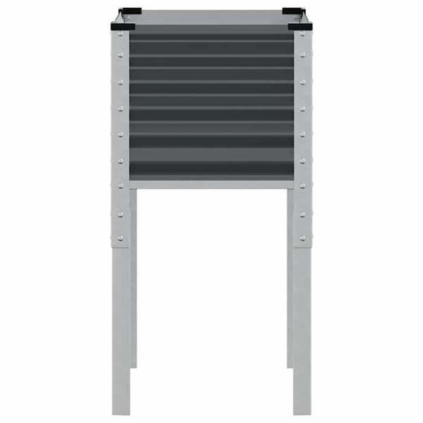 Maison Exclusive - Trädgårdsplanterare Anthracite 45x45x88 cm Stål