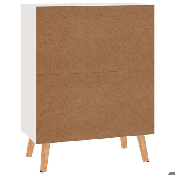 Maison Exclusive - Hvid glans buffet 60x30x72 cm ingeniørtræ