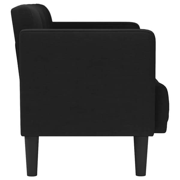 Maison Exclusive - Sort 2-personers sofa 111 cm i stof