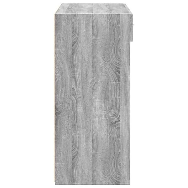 Maison Exclusive - Buffet Sonoma grå 80x42,5x93 cm ingenjörsträ