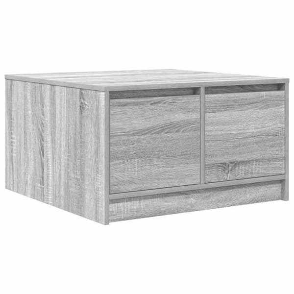 Bord - EKSKLUSIV HUS - 70,5 x 70 x 40 cm - Sonoma grå - Flere skuffer - Spånplader Sonoma grå