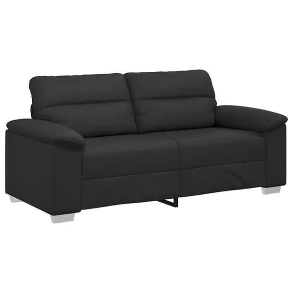 Sofa 2 pladser - MAISON EXCLUSIVE - 180x81x84 cm - Sort - Syntetisk læder - Bredde armlæn Sort