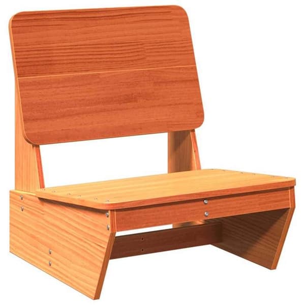 Maison Exclusive - Havestole sæt af 2 voksbrune 60x64x70,5 cm