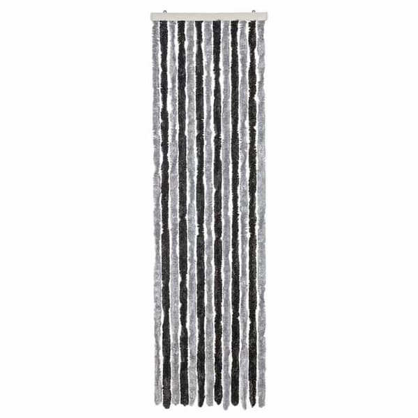 Maison Exclusive - Harmaa ja musta hyttysverkko 56x200 cm chenille