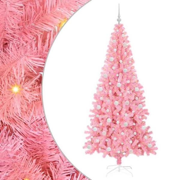 Maison Exclusive - Julgran Rosa 210 cm PVC