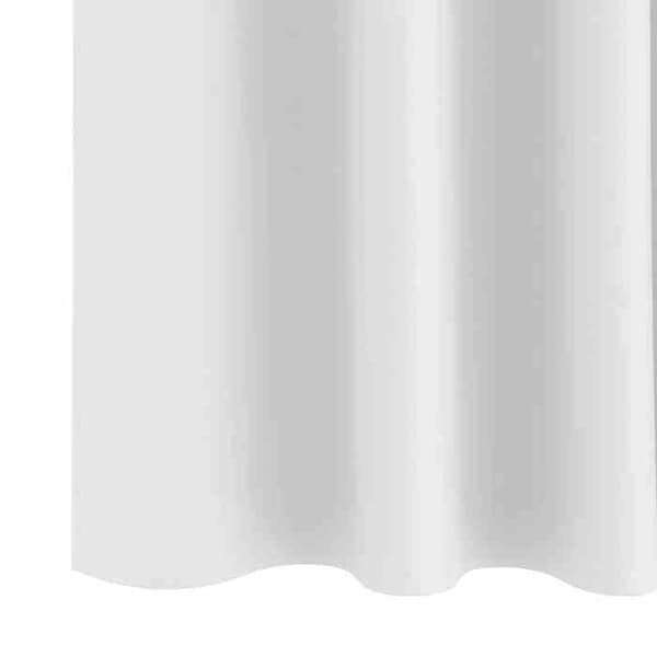 Maison Exclusive - Mörkläggande gardiner med ringar 2 st Vit ljus Polyester