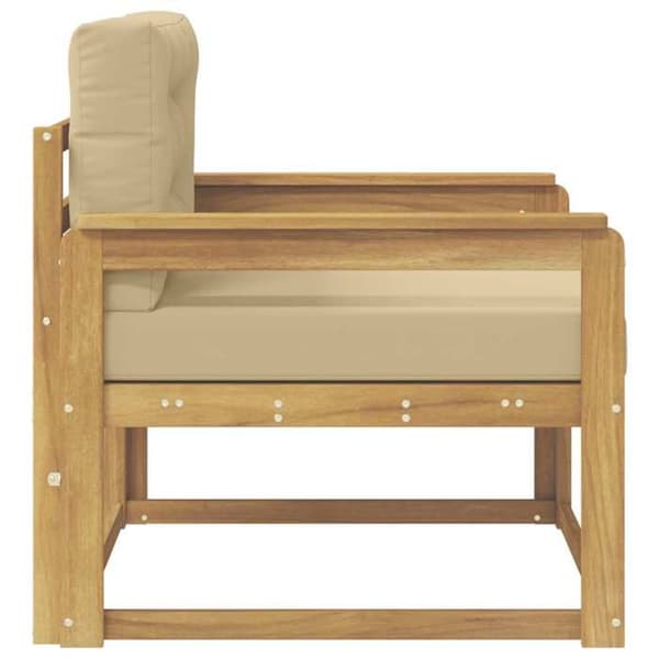 Maison Exclusive - Utomhussoffa i vit polyester