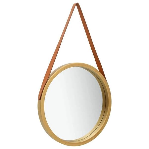 Maison Exclusive - Peili seinälle hihnalla 40 cm Kulta
