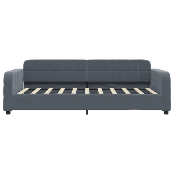 Maison Exclusive - Mörkgrå vilobädd 90x190 cm sammet