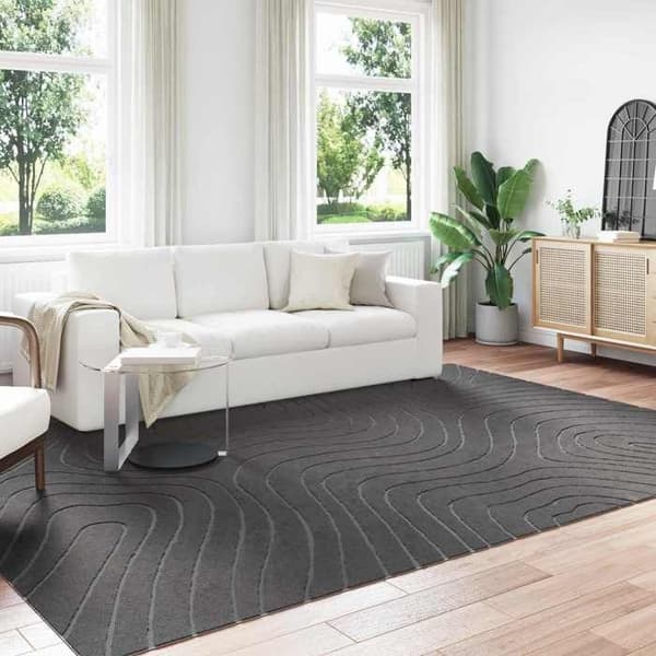 Maison Exclusive - PALMERAS Anthracite Polyester - Sisä- ja ulkokäyttöön tarkoitettu matto