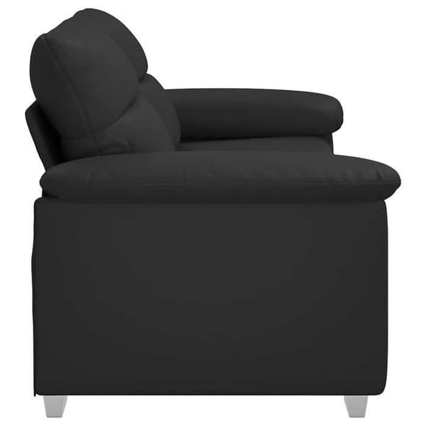 Sofa 2 pladser - MAISON EXCLUSIVE - 180x81x84 cm - Sort - Syntetisk læder - Bredde armlæn Sort