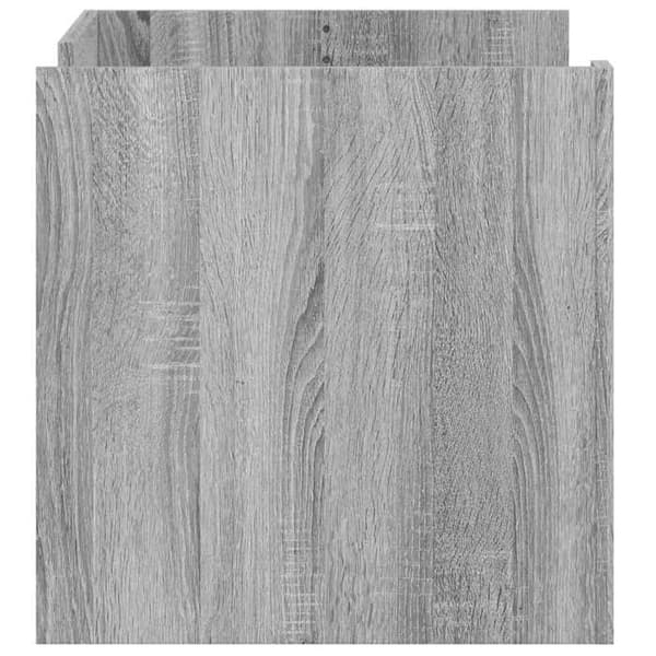 Bord - EKSKLUSIV HUS - Sonoma grå - 80 x 50 x 50 cm - Ingeniørtræ - Stort opbevaring sonoma grå