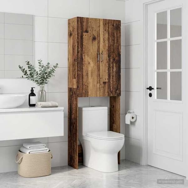 Maison Exclusive - Badeværelsesskab HAARLEM Gamle træ 66 x 25,5 x 190 cm