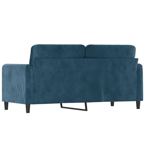 Maison Exclusive - 2-personers Sofa Blå 140 cm Velour