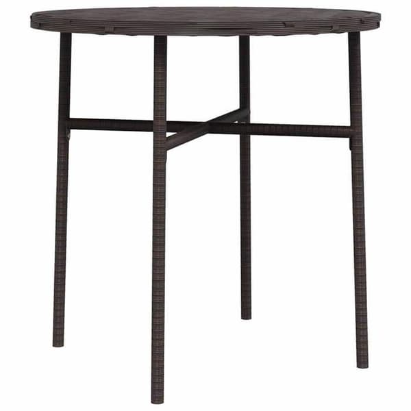Maison Exclusive - Tebord Brun 45 cm Flätad resin