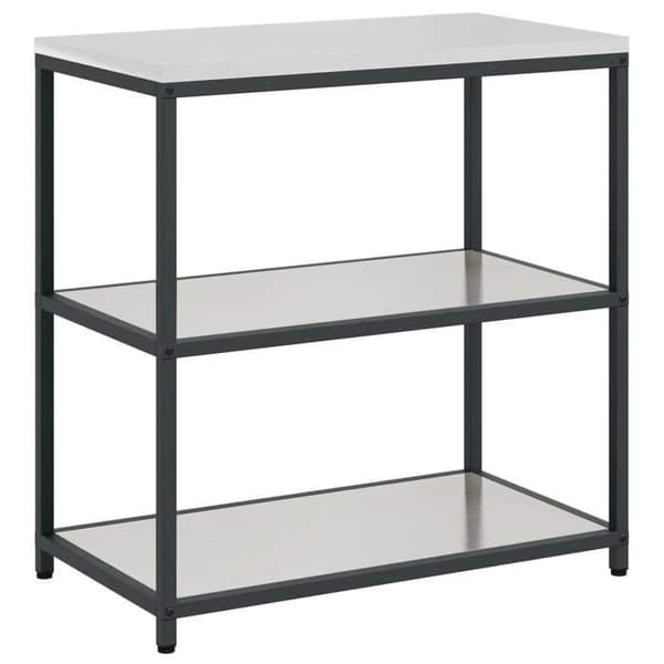 Köksställ - EXKLUSIVT HEM - HATTEM - Silver - 90x50x92 cm - Stål