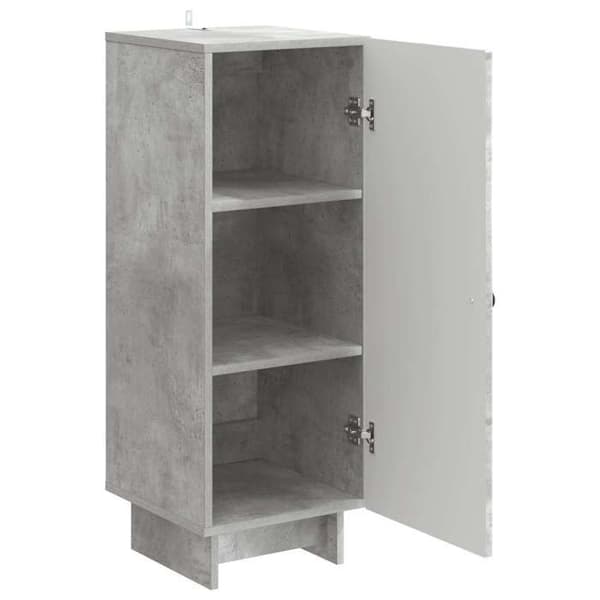 Maison Exclusive - Buffé Grå betong 33 x 34,5 x 90 cm Ingenjörsträ