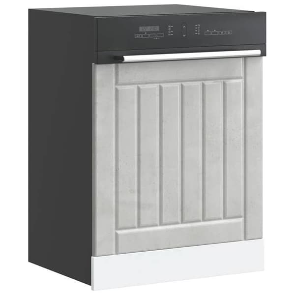 Maison Exclusive - Diskmaskinpanel Lucca grå betong ingenjörsträ Betonggrå