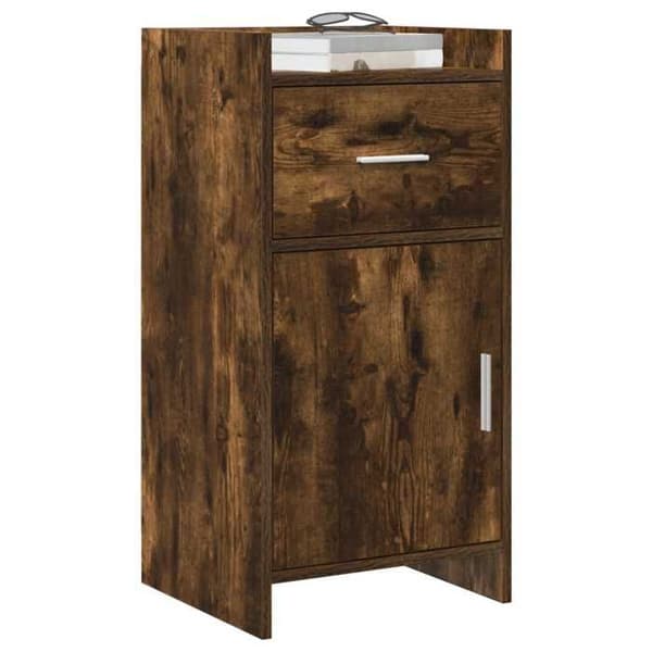 Maison Exclusive - Buffet Røget Eg 40 x 36 x 80 cm Ingeniørtræ