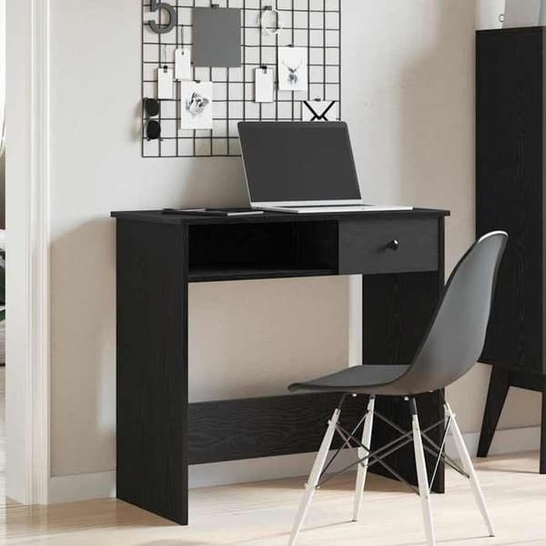 Maison Exclusive - Kontor Svart 80x40x75 cm Agglomerat Svart