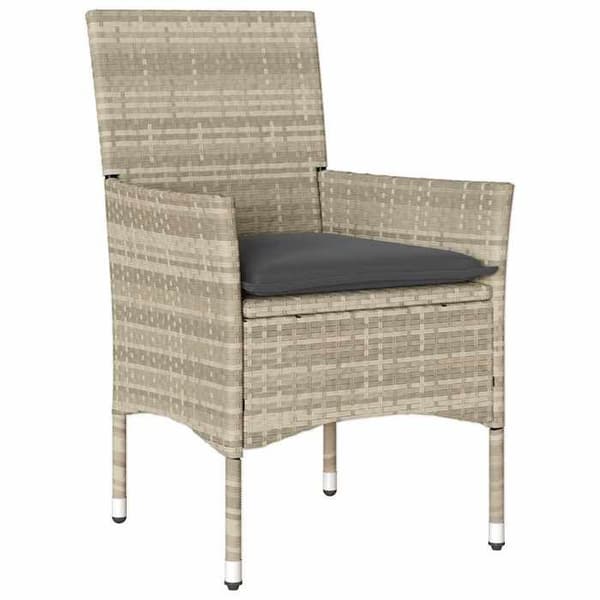 Maison Exclusive - Havemøbler sæt med puder 7 dele rattan og glas
