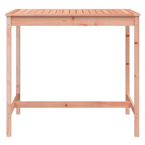 Trädgårdsbord - EXKLUSIV HEM - 121 x 82,5 x 110 cm - Massivt douglasträ - Rektangulär - För utomhusbruk