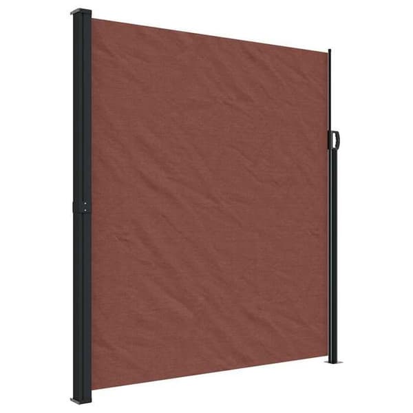 Maison Exclusive - Retractable sidokappa brun 220x500 cm