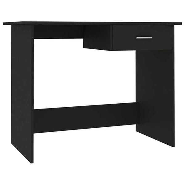 Kontor - EKSKLUSIV HUS - 100 x 50 x 76 cm - Sort - Spånplader - 1 skuffe Svart
