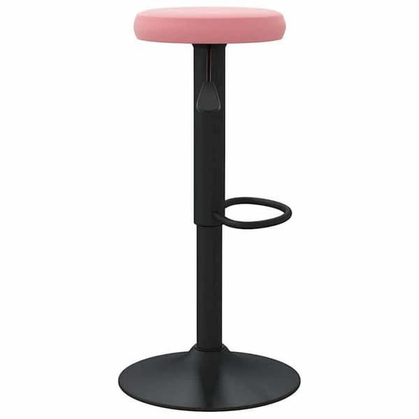 Maison Exclusive - Barstolar set om 2 rosa sammet