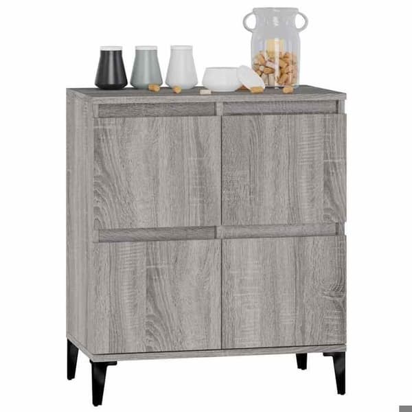 Maison Exclusive - Buffet Sonoma grå 60x35x70 cm Ingenjörsträ Sonoma grå