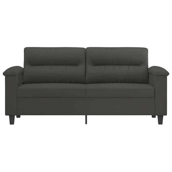Maison Exclusive - 2-personers sofa i mørkegrå 140 cm mikrofiberstof