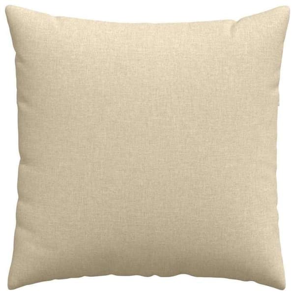 Maison Exclusive - Soffkuddar 2 st tyg Kräm 60 x 60 cm Grädde