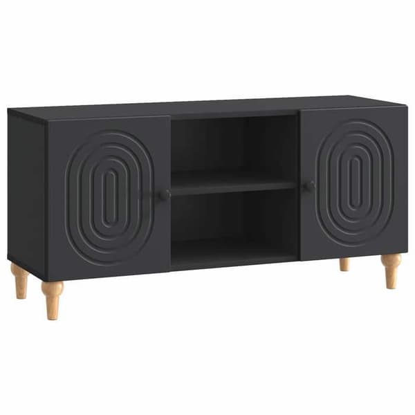 Maison Exclusive - TV-møbel Sort 102 x 34,5 x 50 cm Ingeniørtræ