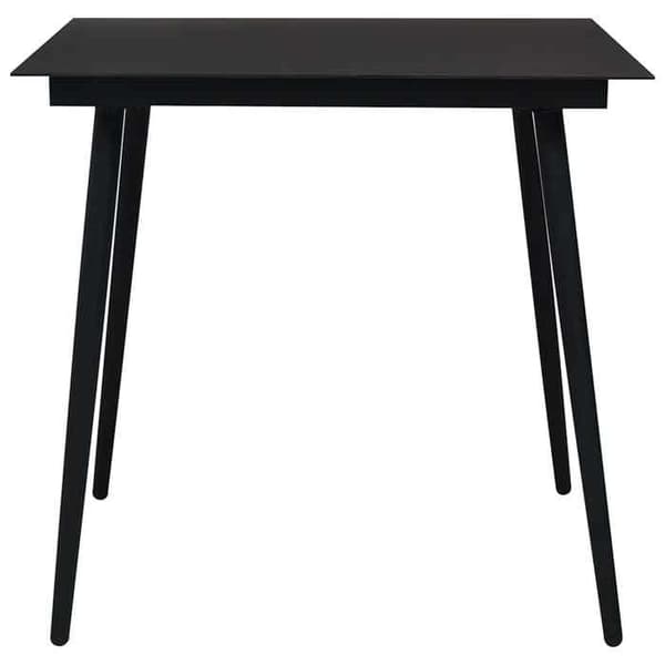 Maison Exclusive - Utomhusmatgrupp 3 delar i flätad resin och glas