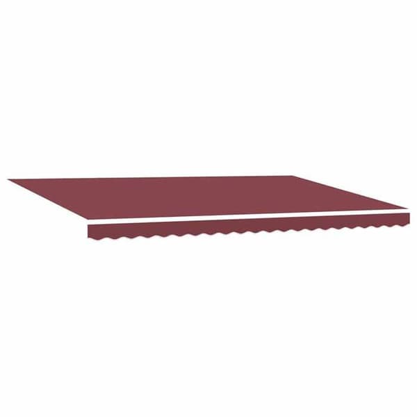 Maison Exclusive - Manuel indtrækbar markise bordeaux 500x300 cm