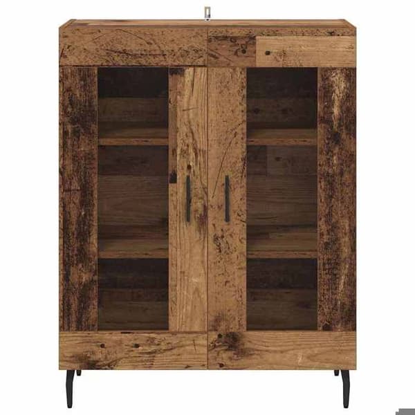 Maison Exclusive - Buffé i gammalt trä 69,5 x 34 x 90 cm Ingenjörsträ