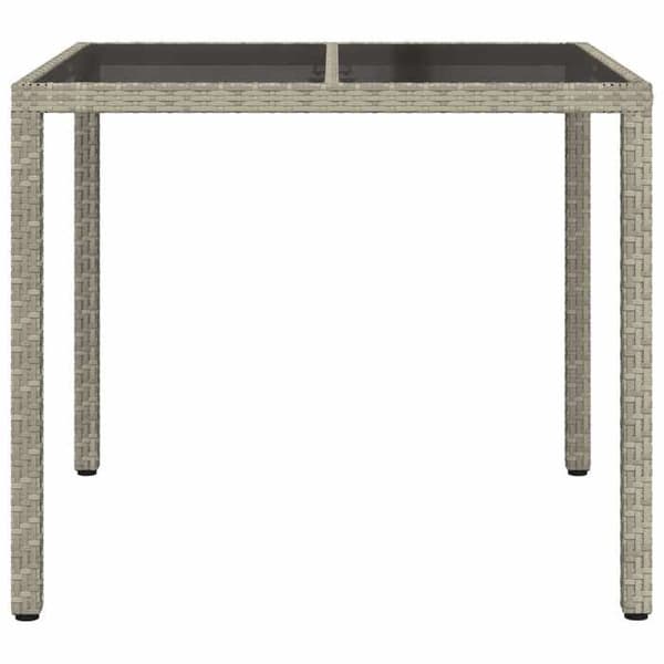 Maison Exclusive - Havebord Grå 90 x 90 x 75 cm polyrotin Grå