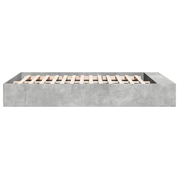 Maison Exclusive - Sengestel uden madras grå beton 160x200 cm