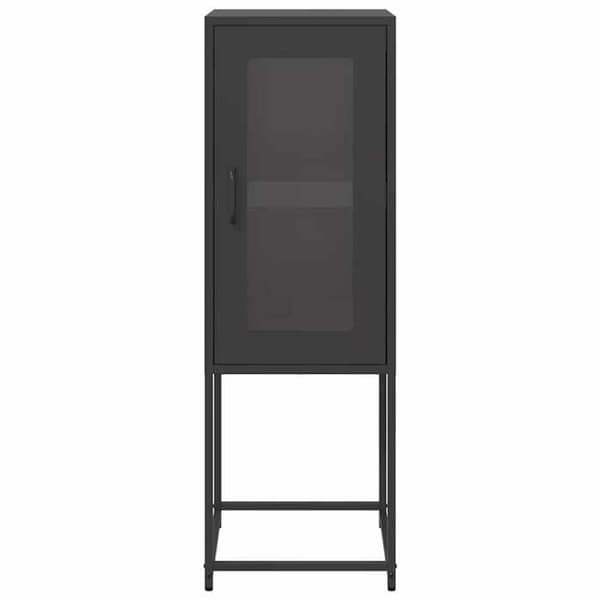 Maison Exclusive - Buffé svart 36x39x107 cm kallvalsat stål